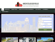 Tablet Screenshot of 4rentlouisville.net